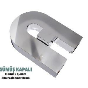 Gümüş Kapalı Kutu Harf