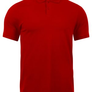 KIRMIZI POLO YAKA T-SHIRT
