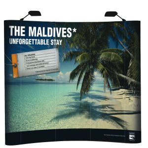 OVAL ÖRÜMCEK POP-UP STAND